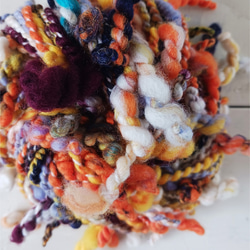 アートヤーン ツイスト 手紡ぎ（品番326） 毛糸 四つ実 通販 18365068