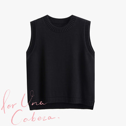 秋の支度】4色展開 草花刺繡 ニットベスト レディース 春 秋 V