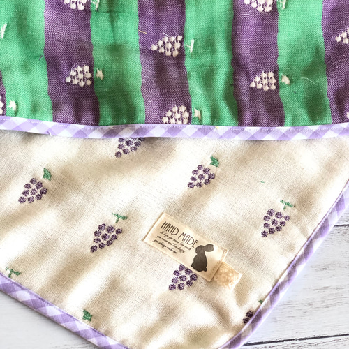 フワフワ！六重織ガーゼのガーゼケット 50×70 cm fuwara ぶどう 雑貨 