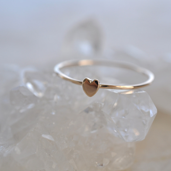 K10】Tiny Heart Ring タイニー ハートリング 指輪・リング ETORA
