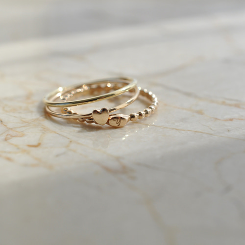 K10】Tiny Heart Ring タイニー ハートリング 指輪・リング ETORA