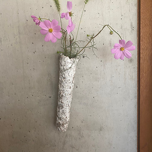 花器＊かけ花入 掛け花金具(はなかん)付き 一輪挿し・花瓶・花器 