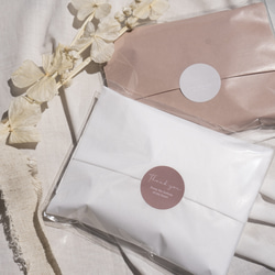 フォント変更OK！ミラーアクリルリングピロー バロックビーズ クラウド型／rpa08 11枚目の画像