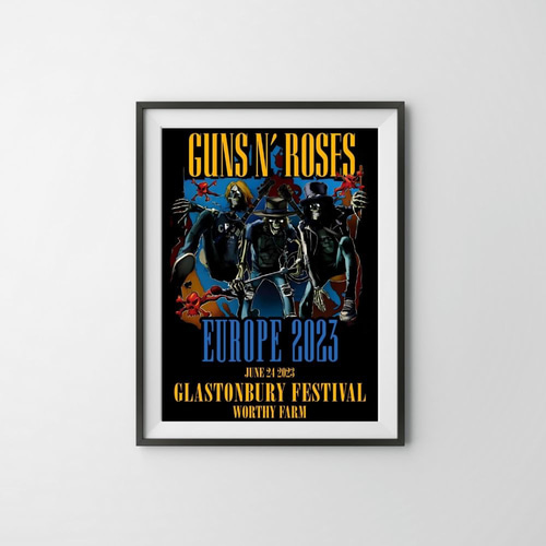 Guns N' Roses ツアーポスター | ヴィンテージロック｜音楽