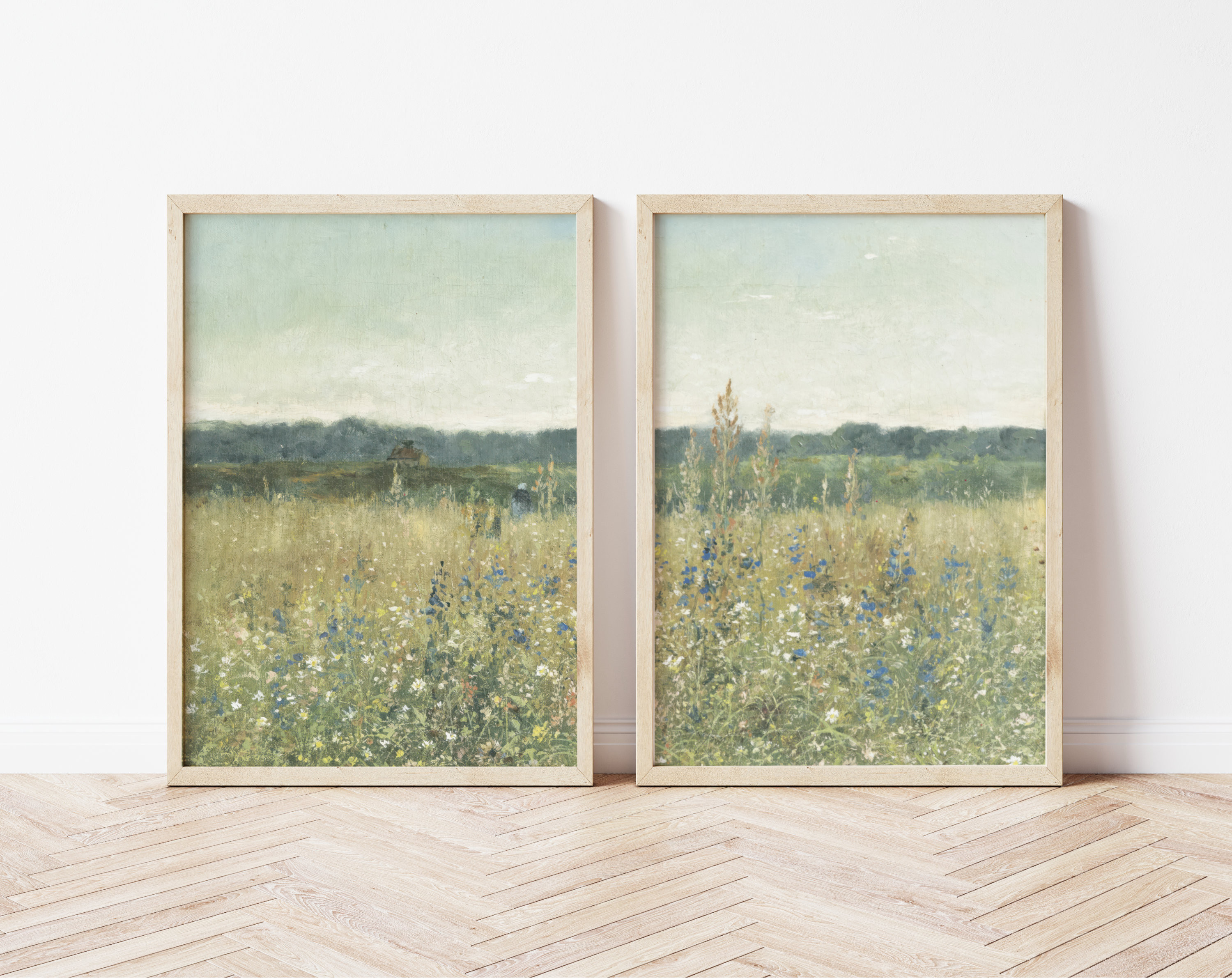 油絵　絵画　2枚セット　アンティーク　風景画 油絵　絵画　2枚セット　アンティーク　風景画