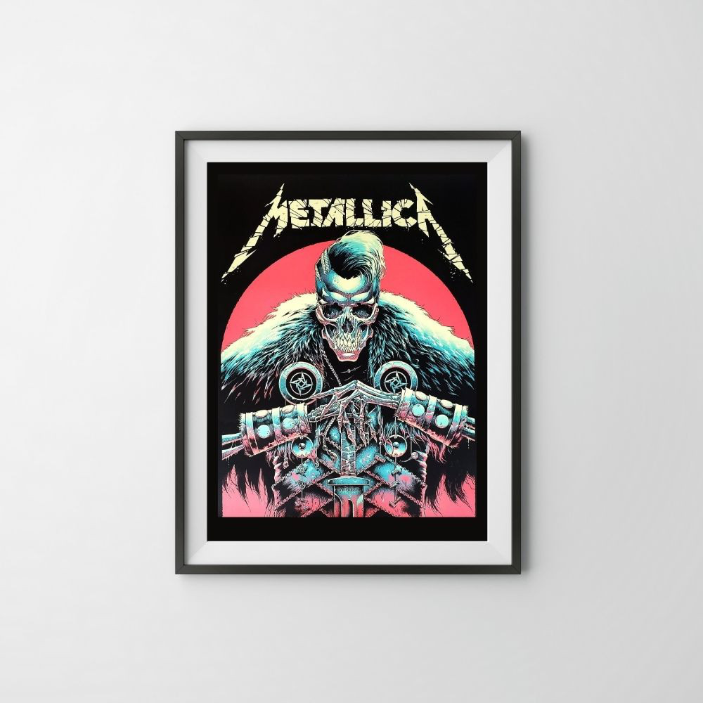 メタリカ 500枚限定 40th 限定ポスター