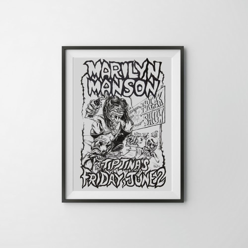 マリリン・マンソン (Marilyn Manson) ライブ ポスター | 90年代