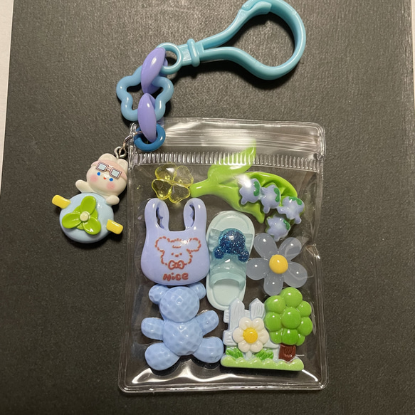 ガチャ詰めポーチ キャンディバック じゃらじゃらキーホルダー