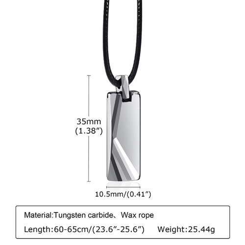 タングステン鋼 Tungsten ペンダント 防水 ネックレス アクセサリー