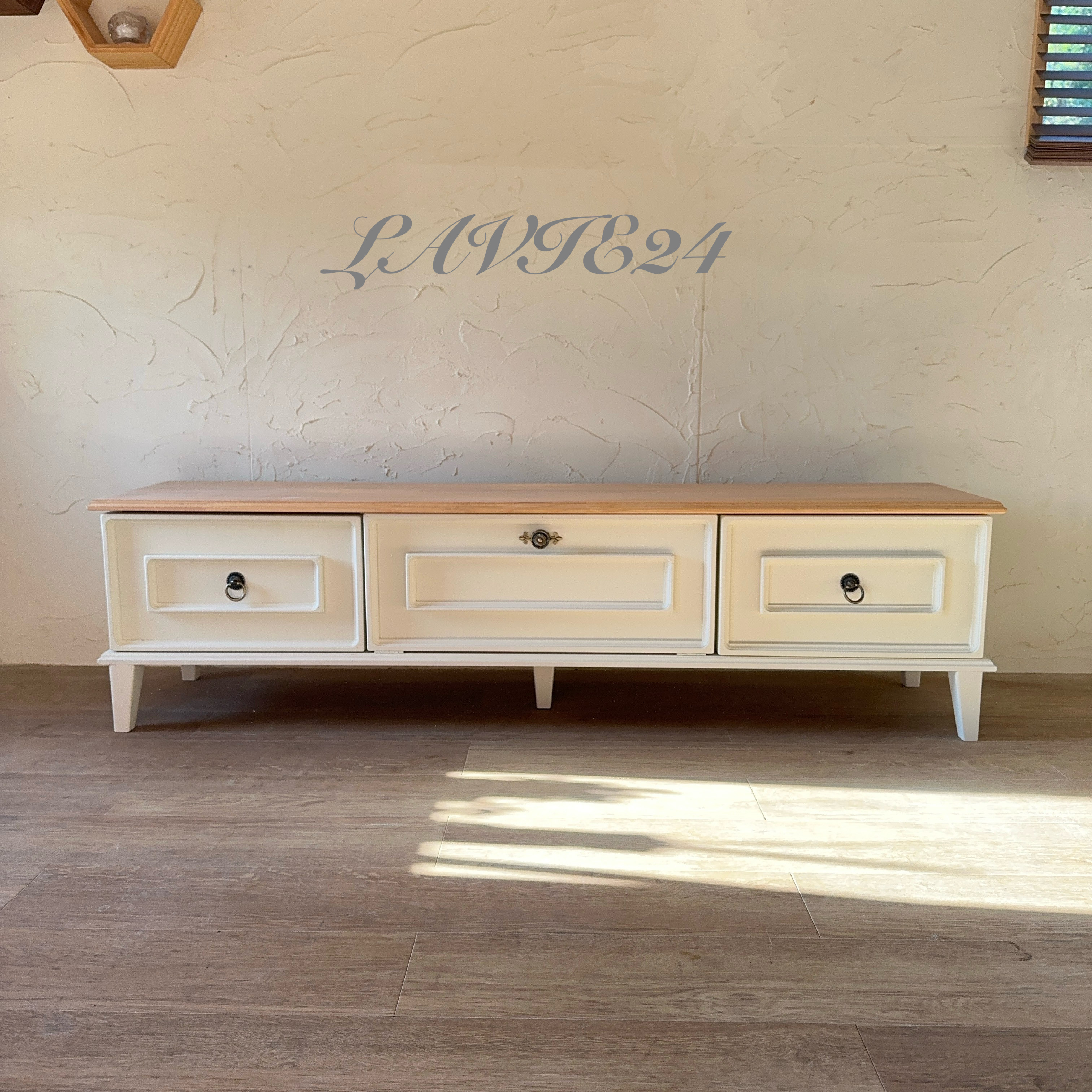 美しい ヨーロッパ調 テレビボードA / 引き出し サイズ変更可能 アンティーク テレビ台 ラック 木製 収納 リビング