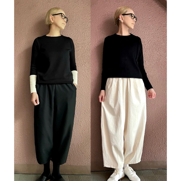 M &amp; L❤️有條紋或無條紋可選❤️修身針織❤️日本原裝❤️顏色協調針織❤️木色、藍色和淺灰色 第18張的照片