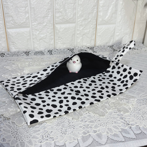 ボックスティッシュカバー ダルメシアン柄 ティッシュケース Romin