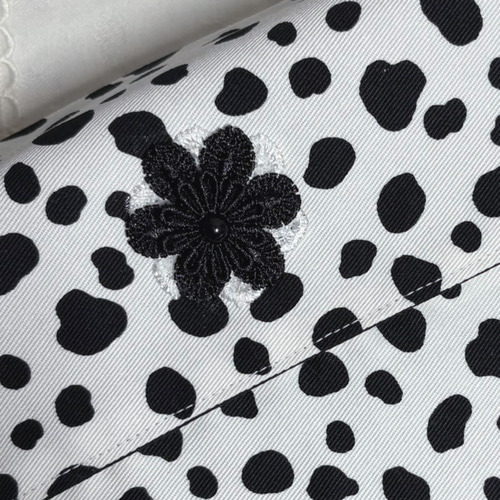 ボックスティッシュカバー ダルメシアン柄 ティッシュケース Romin