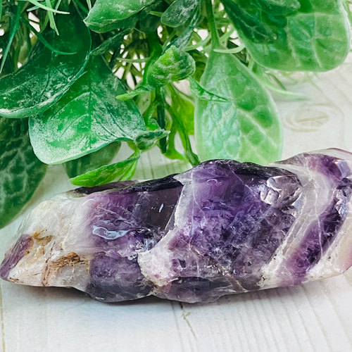 シェブロンアメジスト ツイン 紫水晶 ラフストーン 原石 【公式通販】