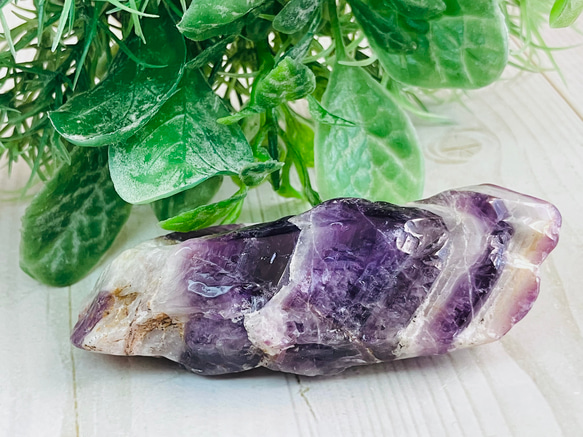 安眠の石☪︎⋆˚ シェブロンアメジスト 紫水晶 ラフストーン 原石