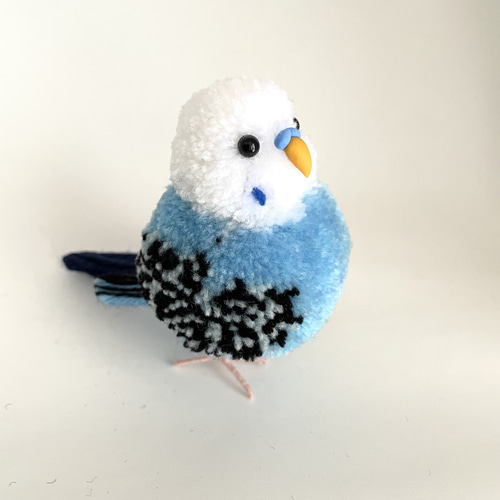 ぽんぽん小鳥 セキセイインコ ブルーオパーリン その他置物 Tao 通販 