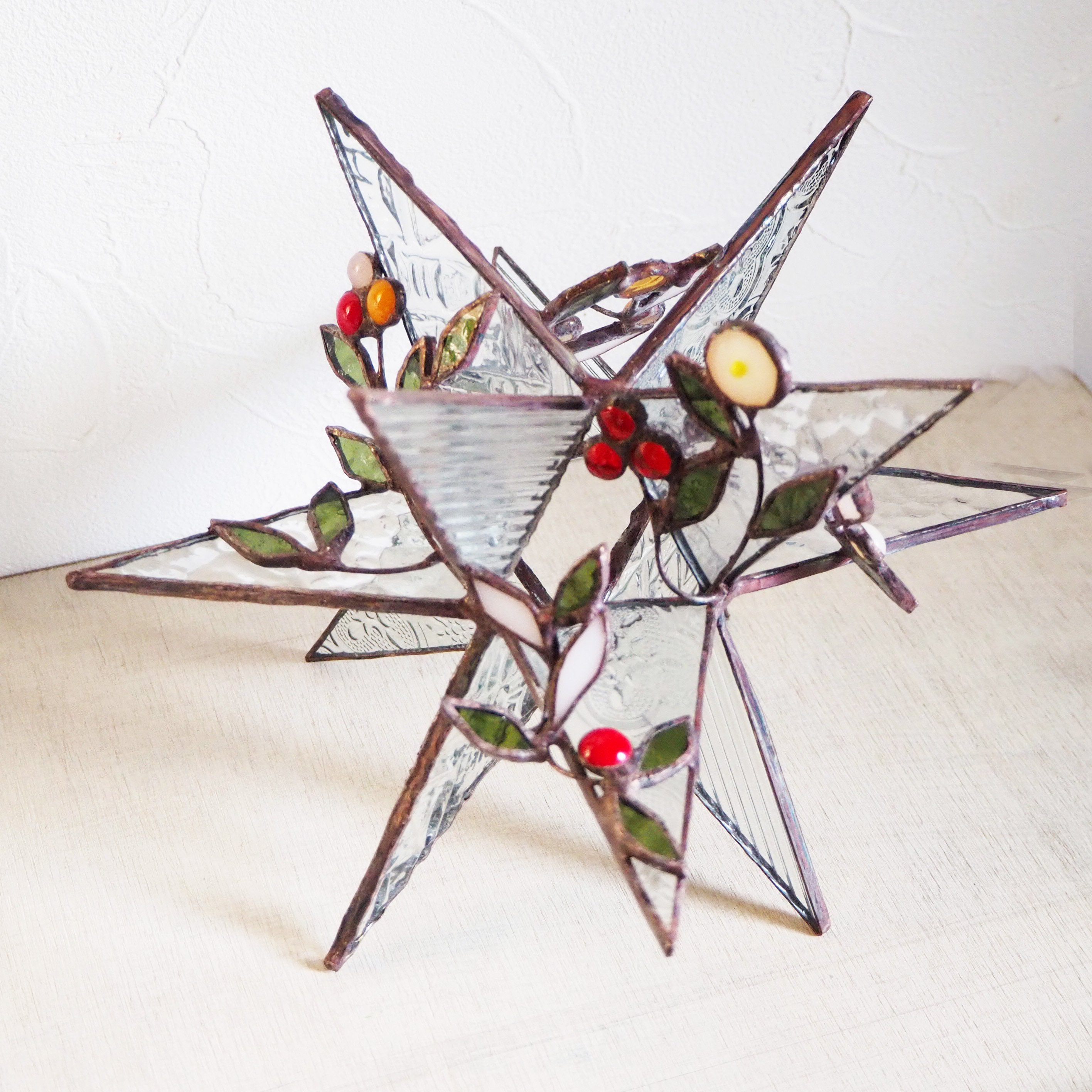 ステンドグラス　クリスマス Amazon.co.jp: Zqkimzi クリスマス ウィンドウ サン キャッチャー