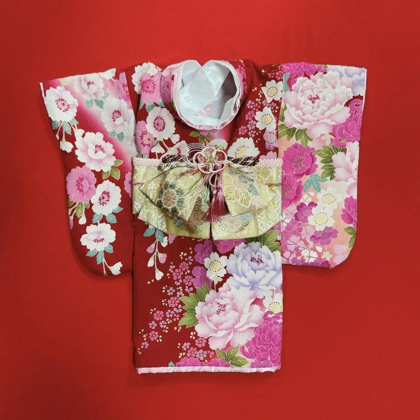 わんこピンク系 花柄 振袖 着物 振袖 花柄 着物 わんこピンク系