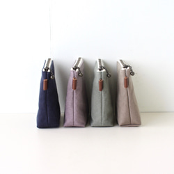 選べる4色｜内ポケット付きミニポーチ｜化粧品・スマートキー・イヤホンなどに｜1 5枚目の画像