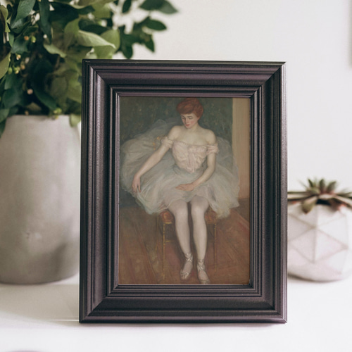 バレリーナアートポスター☆クラシックアンティーク可愛い