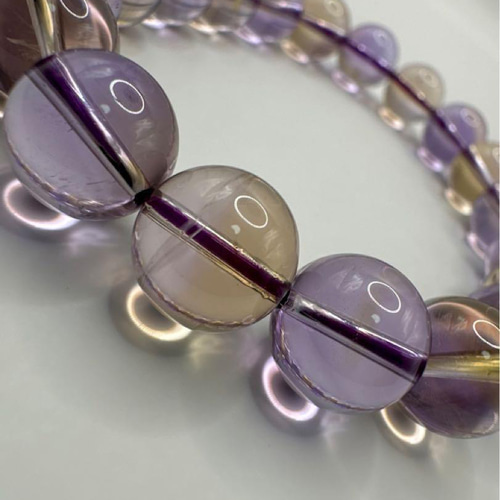 15.【高品質】アメトリン天然石ブレスレット