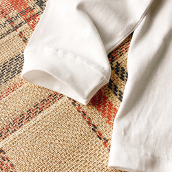 長袖Tシャツ 犬種選べます『犬あたたかい・男子』男女兼用 ロンT ホワイト 7枚目の画像