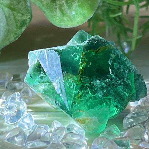 ダイアナマリア産✨ フローライト 結晶 蛍石 原石 ラフストーン