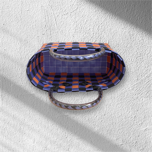 今だけSALE【日本製ppバンド使用】miniプラカゴBAG ☆majo☆ かご