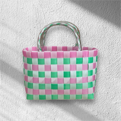 今だけSALE【日本製ppバンド使用】miniプラカゴBAG ☆CandySugarPop