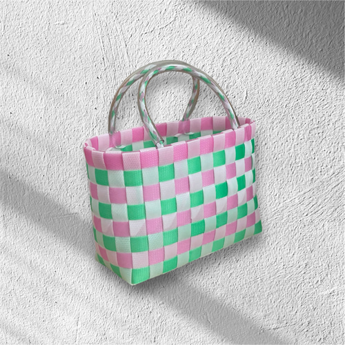今だけSALE【日本製ppバンド使用】miniプラカゴBAG ☆CandySugarPop