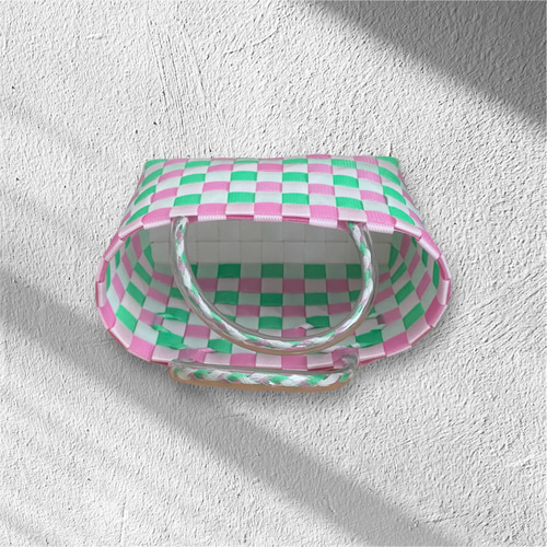 今だけSALE【日本製ppバンド使用】miniプラカゴBAG ☆CandySugarPop