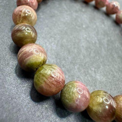 プルメリア◆ウォーターメロントルマリン ブレスレット✧14kgf プルメリア様専用◇ウォーターメロントルマリン ブレスレット✧14kgf