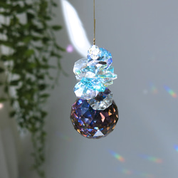 サンキャッチャー スワロフスキー 8930ルミナスグリーン100mm サンキャッチャー スワロフスキー 8930ルミナスグリーン100mm サン