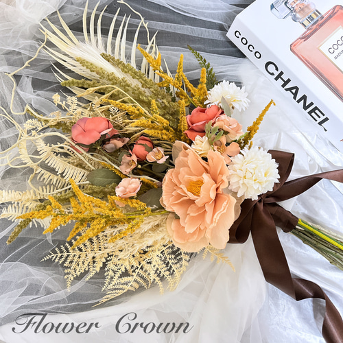 アーティフィシャルフラワーブーケ クラッチブーケ 結婚式 ブライダル  