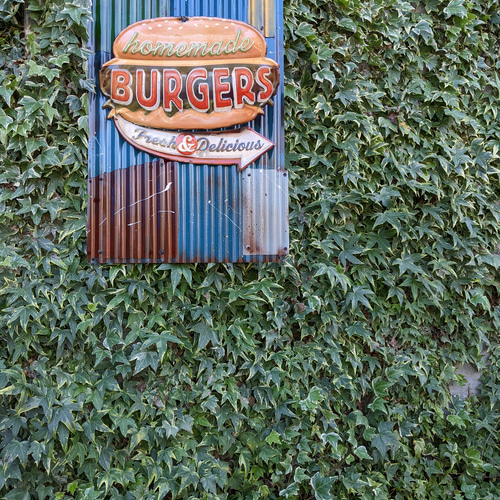 アメリカンダイナー 壁掛け看板 ハンバーガー屋さん サイン