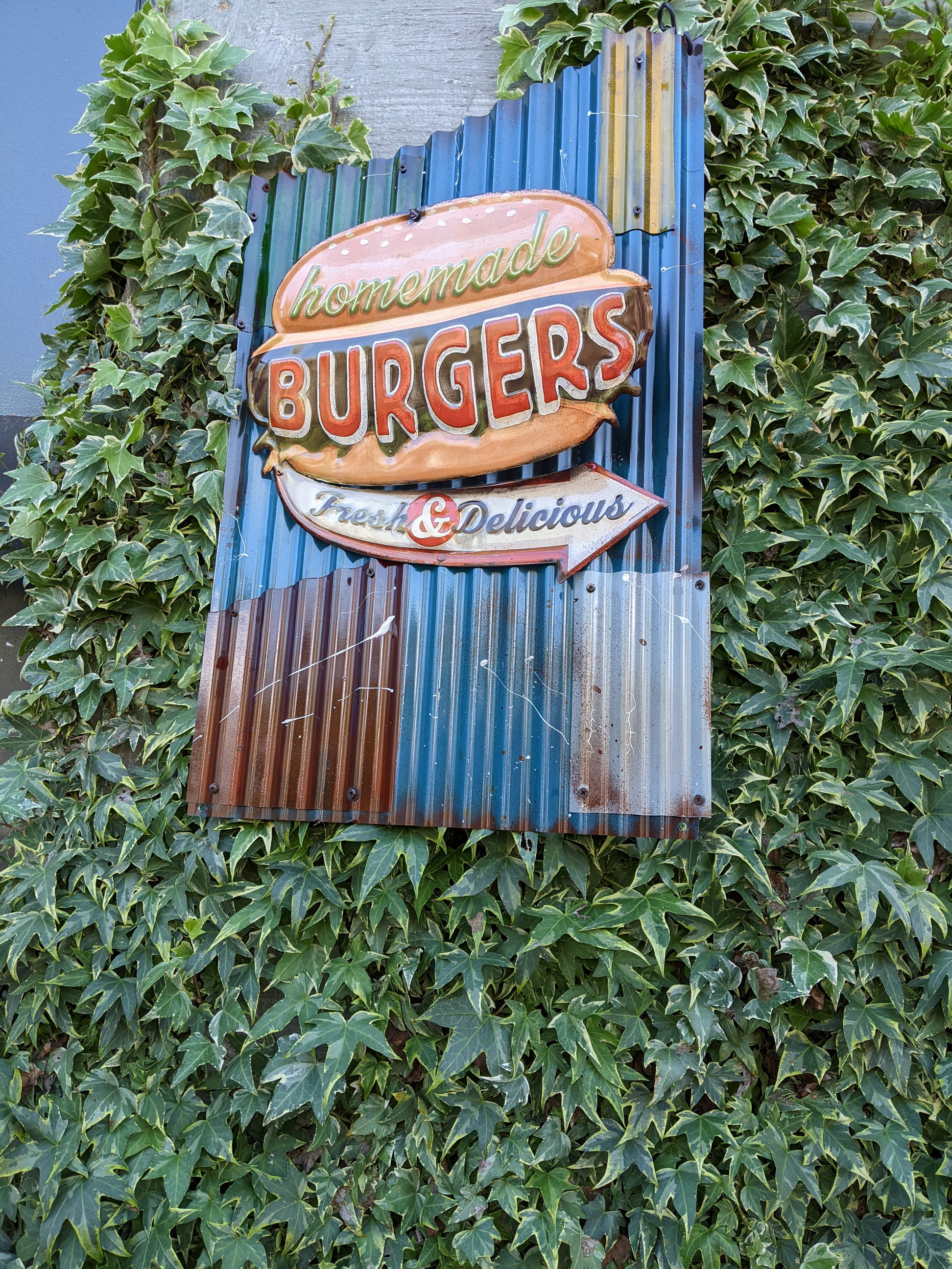 アメリカンダイナー  壁掛け看板  ハンバーガー屋さん  サインボード アメリカンダイナー 壁掛け看板 ハンバーガー屋さん サイン
