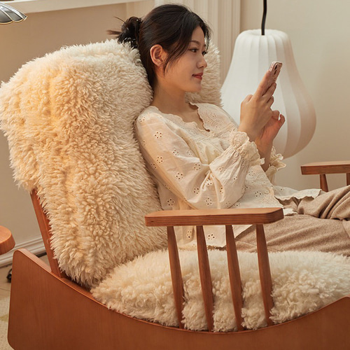 ふわふわのロッキングソファ　腰をリラックスソファ ラウンジソファ 眠れる月型ロッキングチェア 大人用 居間 バルコニー