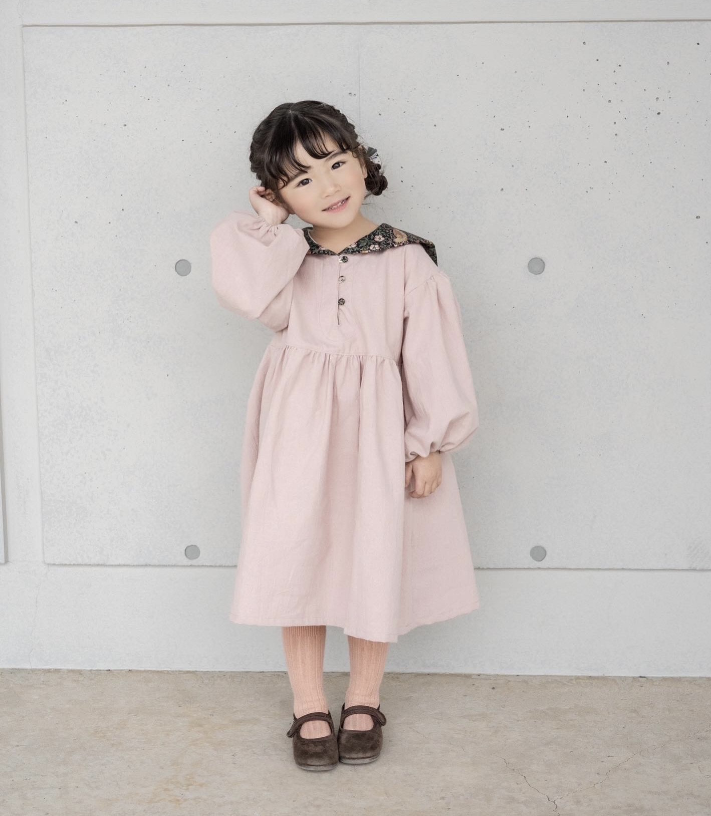 受注制作 いちご泥棒　セーラーワンピース80.90.100.110.120.130.140cm 入園入学2026