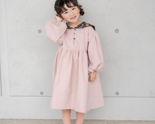 受注制作 いちご泥棒 セーラーワンピース80.90.100.110.120.130.140cm