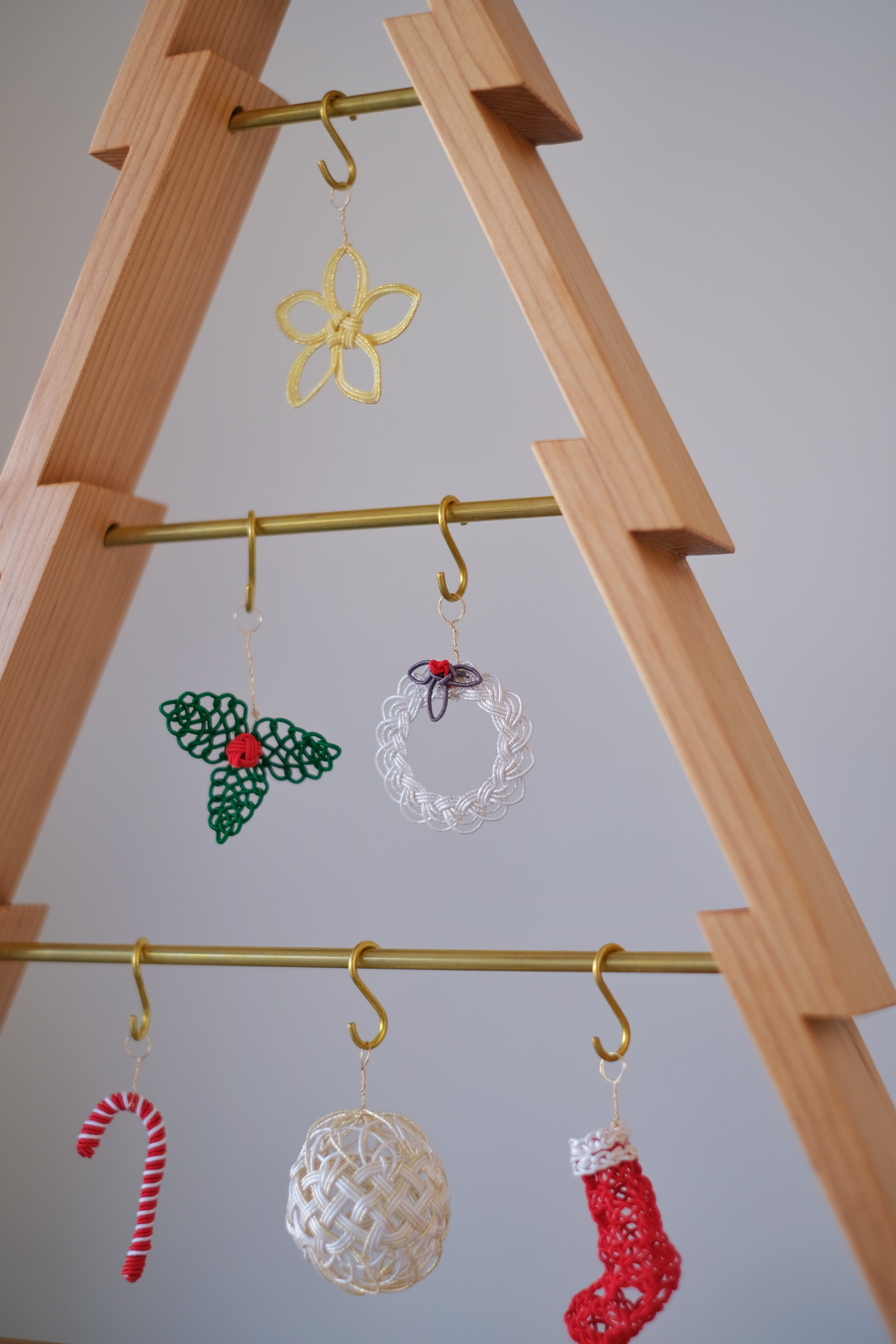 『つくる』を楽しむクリスマスツリー（オリジナル水引オーナメント付き）