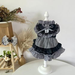 m♡ポメ　ハンドメイド犬服　ワンピース m♡ポメ様専用 ハンドメイド犬服 ワンピース