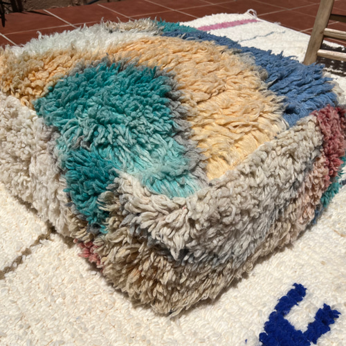 モロッコ　プフ　pouf アジラル　オットマン クッション　ラグ　143 モロッコ プフ pouf アジラル オットマン クッション ラグ 143