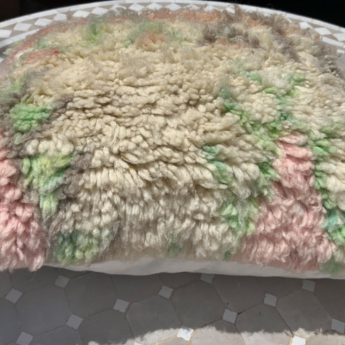 モロッコ ブジャド クッション クッションカバー プフ ラグ 187