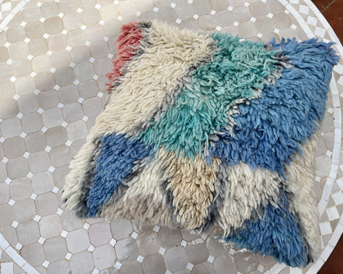 ブジャド プフ カバー モロッコ クッションカバー　ボシャルウィット トルコラグ モロッコ ボシャルウィット プフ pouf クッション クッションカバー