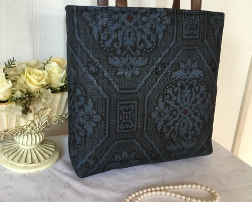 花ぷらら・オリジナル・大島紬・1点もの・ハンドメイド
