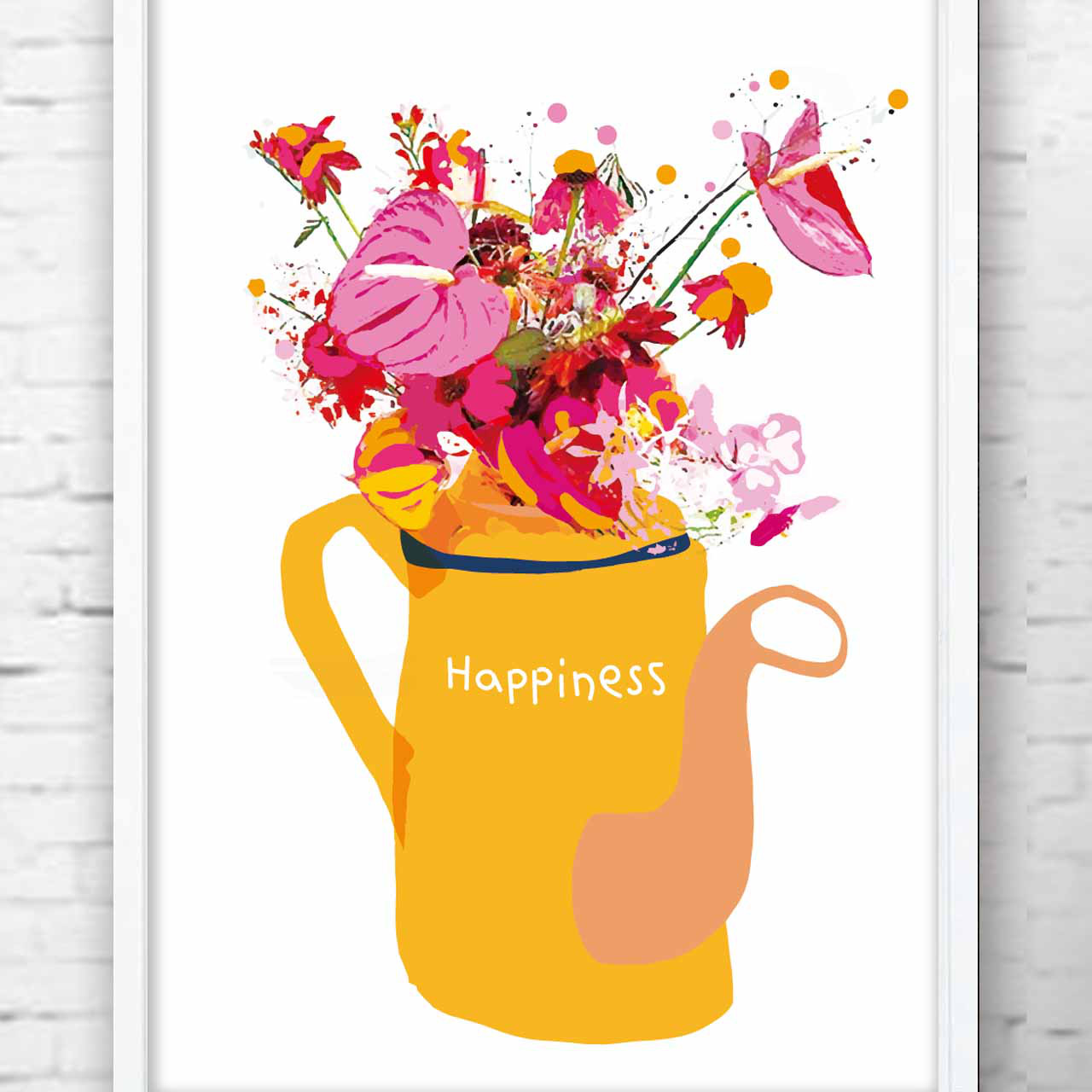 しあわせ咲き誇る　花　お気に入り12000件突破　ポスター　A4 A3 A2 A1　アート  　アートポスター　1059