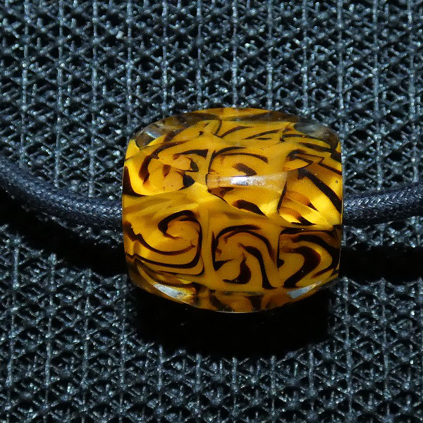 イメージ、秋色NO.2（ガラス、トンボ玉、秋、一点物、伝統工芸）