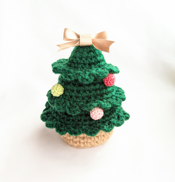 受注制作】あみぐるみと一緒に飾りたいツリー クリスマスツリー ainote