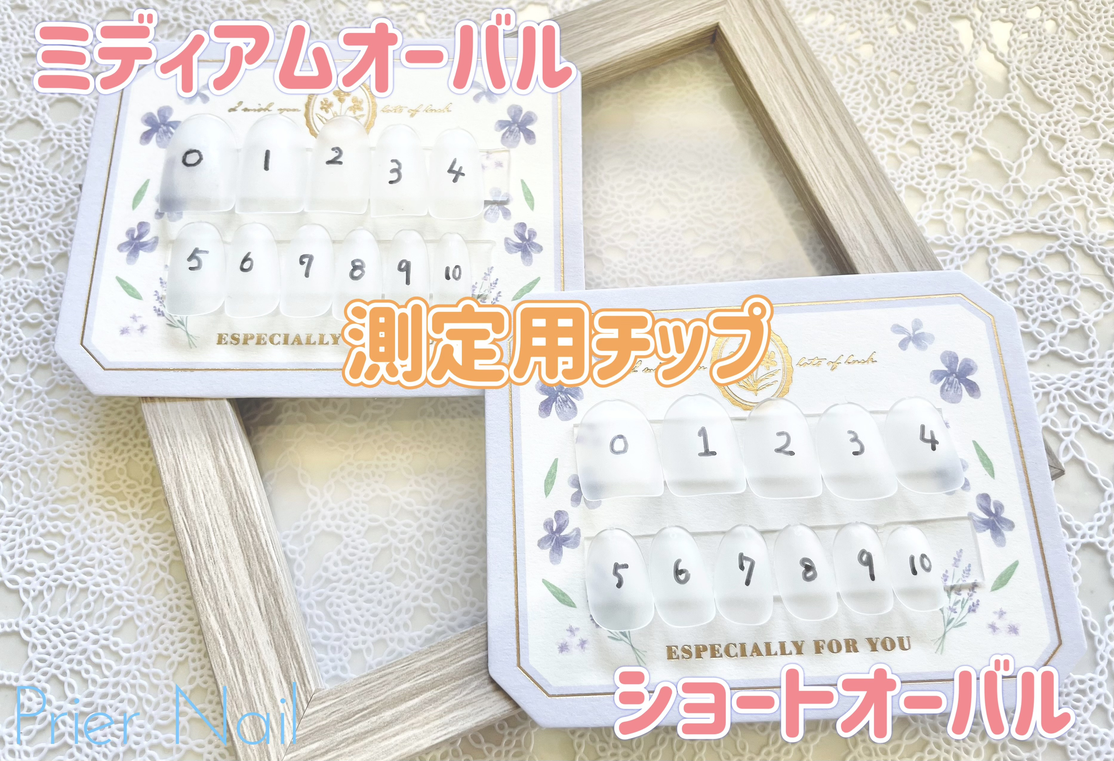 サイズ測定用チップ ネイルチップ（つけ爪） Prier Nail 通販