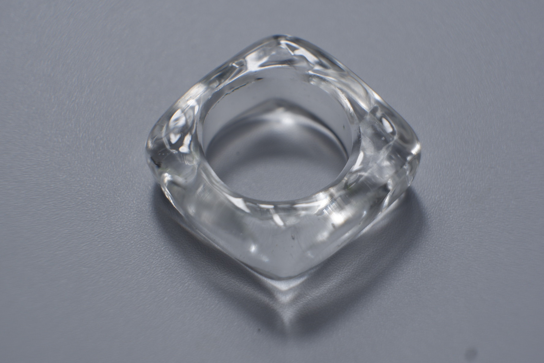 ガラスリング　Glass ring Clear #621